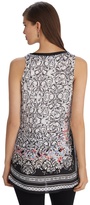 Thumbnail for your product : White House Black Market Sleeveless French Romance Printed Tunic