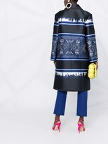 Thumbnail for your product : Alberta Ferretti Panelled Single-Breasted Coat