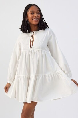 White Dress Flowy Sleeves | Shop the ...
