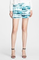 Thumbnail for your product : Haute Hippie Print Silk Shorts