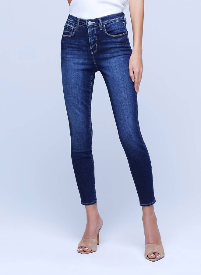 L'Agence Margot High Rise Skinny Jean In Columbia