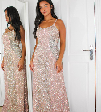 all over sequin maxi dress