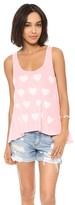 Thumbnail for your product : Wildfox Couture Ocean Hearts Baja Tank Top
