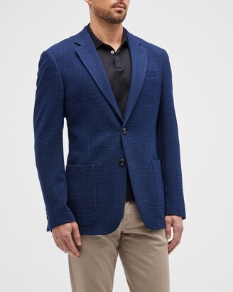 Emporio Armani Men's Textured Knit Sport Coat