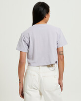 Thumbnail for your product : The People Vs. Feather Shield Crop Tee Lilac