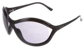 Valentino Gradient Oversize Sunglasses