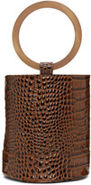 Thumbnail for your product : Simon Miller Brown Croc Bonsai 20 Bag