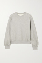 Thumbnail for your product : The Frankie Shop - Vanessa Cotton-jersey Sweatshirt - Gray - small
