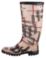Thumbnail for your product : Burberry Nova Check Rain Boots