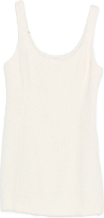 Patrizia Pepe Soft Mini Dress In Wool Blend