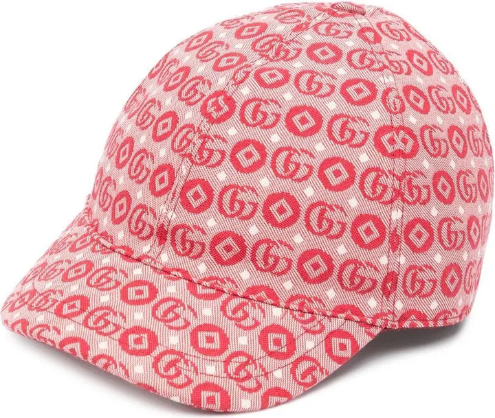 Gucci Children Embroidered-Logo Baseball Cap