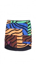 Thumbnail for your product : Tibi Zebra Maze Paneled Skirt