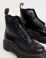 Thumbnail for your product : Dr. Martens Sinclair milled nappa leather platform boots