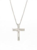 Thumbnail for your product : Gucci Sterling Silver Cross Necklace