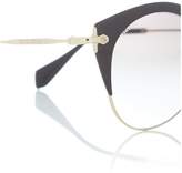 Thumbnail for your product : Miu Miu Black phantos MU 53RS sunglasses