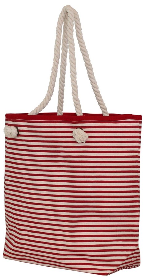 6058957GN Gear New Shoulder Tote Hand Bag A Set Of 4 Unique Nautical S Blue Red And White Patterns 