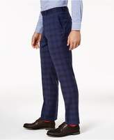 Thumbnail for your product : Nick Graham Men's Slim-Fit Stretch Dark Blue Large Glen Plaid Suit