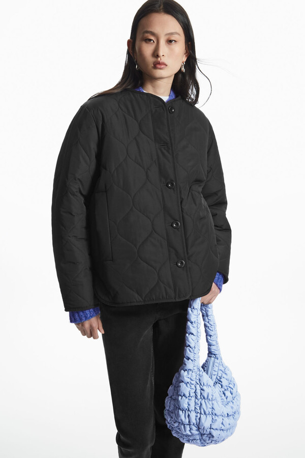 COS Reversible Quilted Teddy Liner Jacket ShopStyle