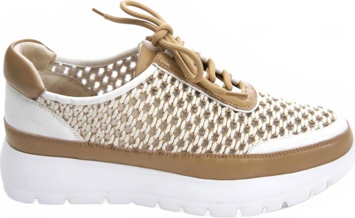 VANELi Women's Qubi Tennis Shoe In Beige Itess