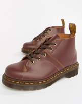 Thumbnail for your product : Dr. Martens Church Oxblood Leather Flat Ankle Boots