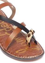Thumbnail for your product : Sam Edelman 'Gladis' mix print strappy leather slingback sandals