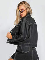Thumbnail for your product : New Abrand Womens A Bonnie Denim Jacket In Mary J Black Jackets Denim