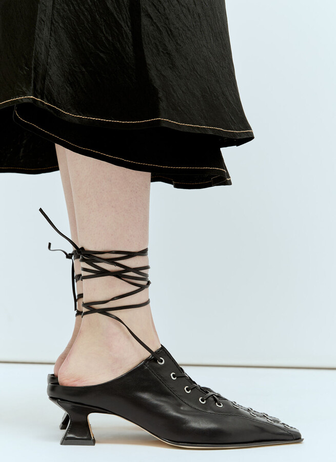 【新品未使用】MIISTA ASIA BLACK COURTS MI サンダル Asia New Black Courts | Miista