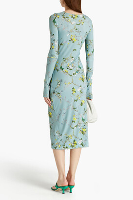 Preen by Thornton Bregazzi Luella floral-print stretch-crepe midi dress