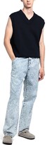 Thumbnail for your product : Topman Capenter Jeans In Bleach Acid Wash Denim Pants Blue
