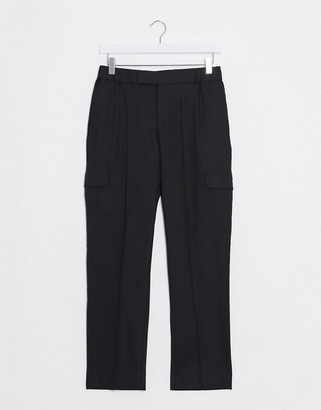elasticated waist cargo trousers