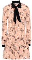 Thumbnail for your product : RED Valentino Tattoo printed silk dress