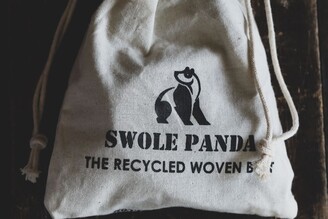 Swole Panda Woven Belt - Khaki Green