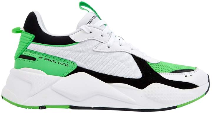 Puma White Leather Trainers - ShopStyle