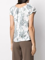 Thumbnail for your product : See by Chloe Spring Fruits-print gathered blouse