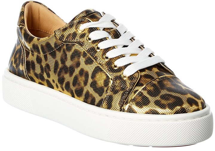 christian louboutin vieirissima leather sneaker