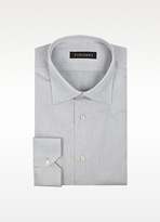 Thumbnail for your product : Forzieri Light Gray Cotton Dress Shirt