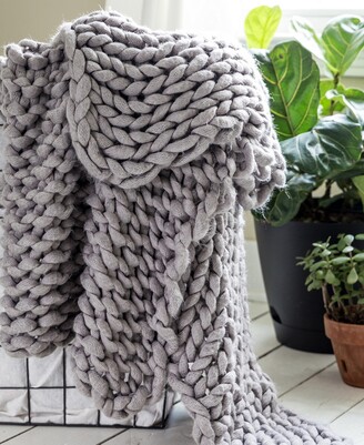 American Heritage Textiles Chunky Knit Throw