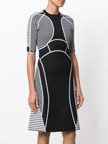 Thumbnail for your product : Versace graphic knit panelled dress