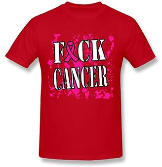 Fresh Tees Fuck Cancer Splatter Shirt Cancer Awareness T-Shirt