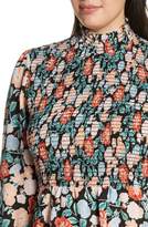 Thumbnail for your product : Gibson Smocked Peplum Top