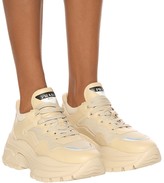 Thumbnail for your product : Prada Centaurus leather sneakers