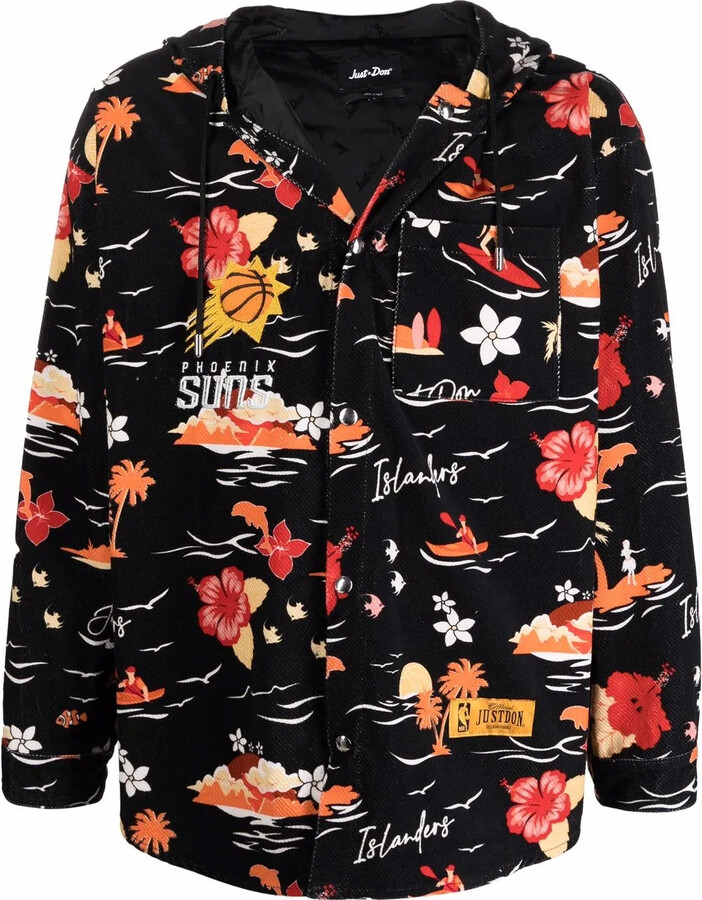 Just Don Graphic-Print Hooded Jacket