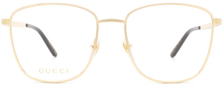 gold gucci glasses frames