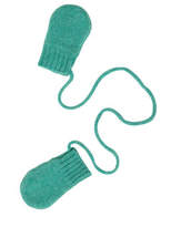 Thumbnail for your product : Merino Wool Mittens And Hat Set