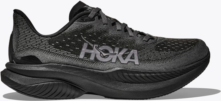Hoka One One Women's Mach 6 Shoes in Black/Outer Orbit