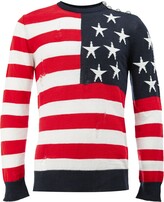 Thumbnail for your product : Balmain USA flag jumper
