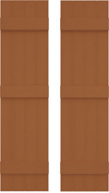 Builders Edge Builders Edge, TailorMade Four Board Joined (3 Batten), Board-n-Batten Shutters, Includes Matching Installation Spikes (Per Pair)