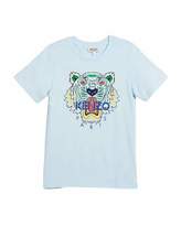 Thumbnail for your product : Kenzo Short-Sleeve Logo Tiger Face T-Shirt, Size 14-16