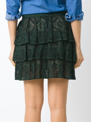 Cecilia Prado knit ruffled skirt