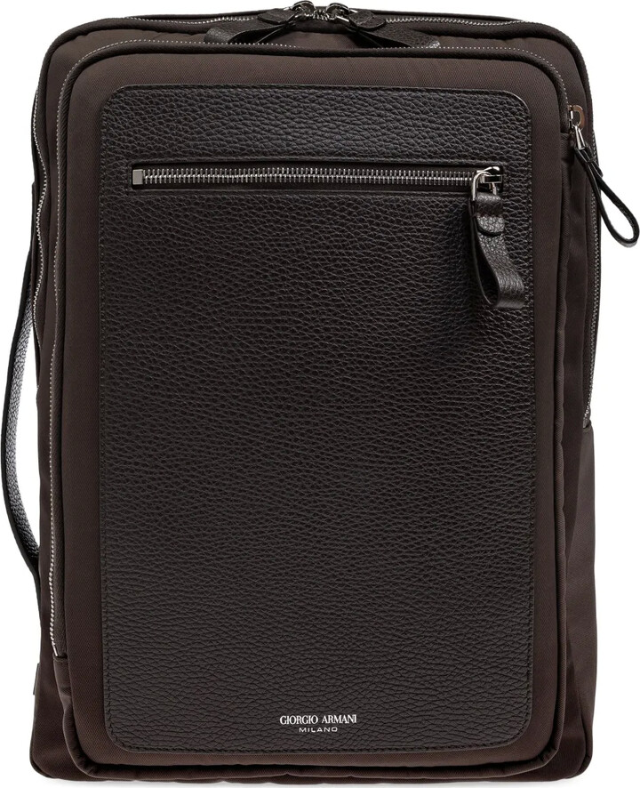 Giorgio Armani Logo-Motif Backpack